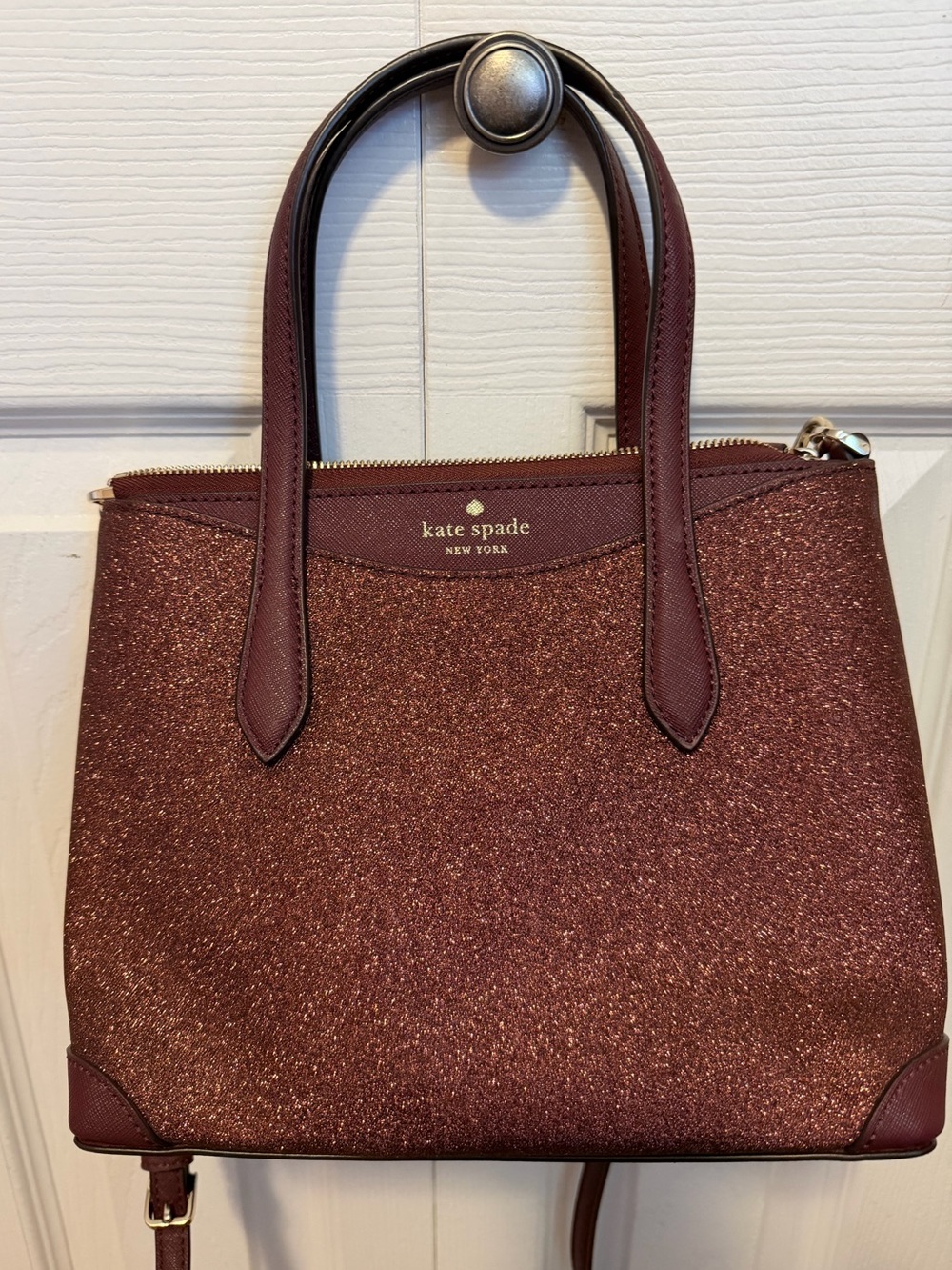Kate Spade glitter crossbody bag